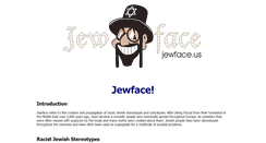 Desktop Screenshot of jewface.us